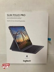 LOGITECH SLIM FOLIO PRO CASE FOR IPAD PRO 12.9-INCH (3RD & 4TH GENERATION) - RRP £119