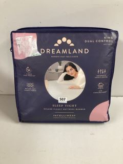 DREAMLAND SLEEP TIGHT DELUXE FLEECY MATTRESS WARMER