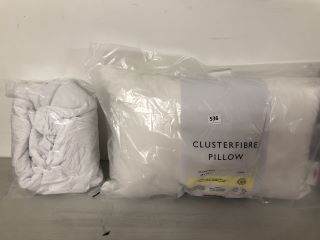 2 X ITEMS INC JOHN LEWIS & PARTNERS CLUSTERFIBRE PILLOW