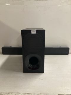 SONY SOUNDBAR SPEAKER & SUBWOOFER SYSTEM - MODEL SA-G700