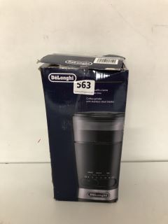 DELONGHI COFFEE GRINDER WITH STAINLESS STEEL BLADES