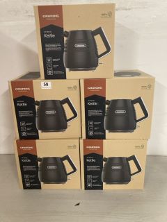 4 X GRUNDIG 1.7L KETTLES - MODEL WK7850