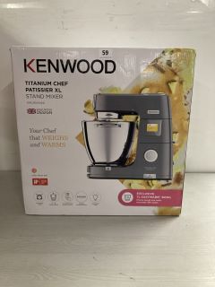 KENWOOD TITANIUM CHEF PATISSIER XL STAND MIXER - MODEL KWL90.004SI