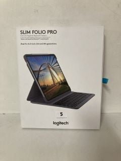 LOGITECH SLIM FOLIO PRO CASE FOR IPAD PRO 12.9-INCH (3RD & 4TH GENERATION) - RRP £119