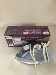 2 X ASSORTED PHILIPS STEAM&GO STEAM IRON