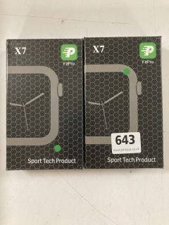 2 X X7 FITPRO SPORT TECH PRODUCT WATCHES