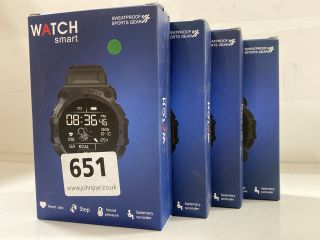 4 X SWEATPROOF SPORTS GREAR SMART SPORT WATCHES