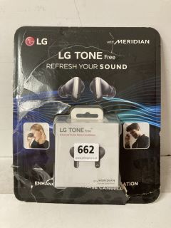 LG TONE FREE ENHANCED ACTIVE NOISE CANCELLATION EARBUDS