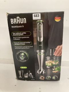 BRAUN MULTIQUICK 9 KITCHEN HAND TOOL