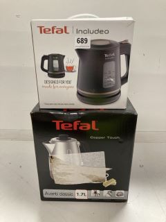 2X ASSORTED ITEMS INCL. TEFAL COPPER TOUCH KETTLE