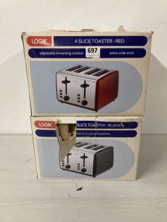 3X ASSORTED ITEMS INCL. LOGIK 4-SLICE TOASTER