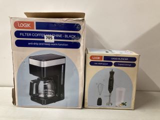 2X ASSORTED ITEMS INCL. LOGIK FILTER COFFEE MACHINE