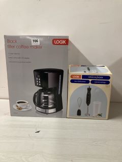 2X ASSORTED ITEMS INCL. LOGIK HAND BLENDER