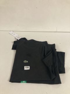 LACOSTE REGULAR FIT POLO SHIRT SIZE XL IN BLACK