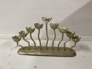 DESIGNER GOLDEN CANDLE STICK HOLDER