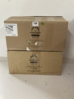 2X BOXES OF MAMA BEAR SENSITIVE BABY WIPES