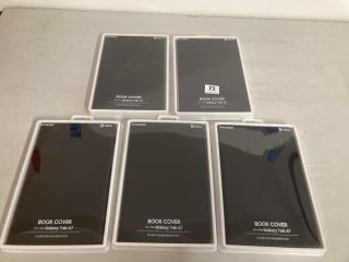 5 X SAMSUNG GALAXY TAB A7 BOOK COVERS