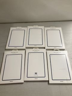 6 X SAMSUNG GALAXY TAB A8 CLEAR EDGE COVERS