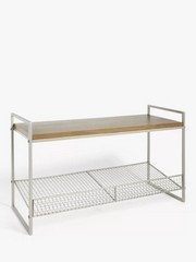 JOHN LEWIS RESTORATION SHOE RACK BENCH