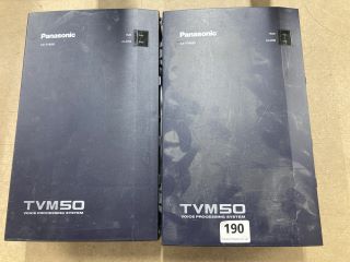 2 X PANASONIC TVM50 VOICE PROCESSING SYSTEMS