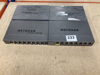 4 X NETGEAR SWITCHES