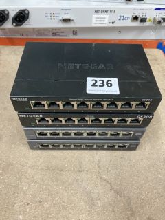 4 X NETGEAR SWITCHES