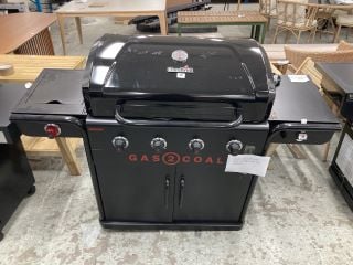 CHARBROIL GAS TO COAL SPECIAL EDITION HYBRID POWER FIVE BURNER GAS BARBECUE RRP £489