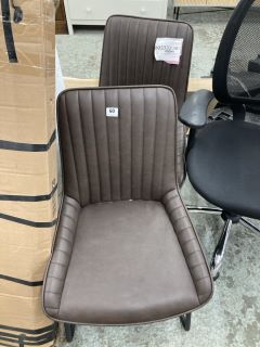 PAIR OF JOHN LEWIS BROOKS BAR CHAIRS RRP £168