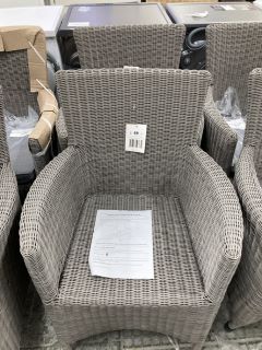 PAIR OF JOHN LEWIS DANTE DINING ARMCHAIRS RRP £208