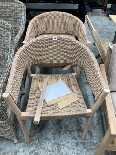 PAIR OF JOHN LEWIS BURFORD DINING CHAIRS RRP £278