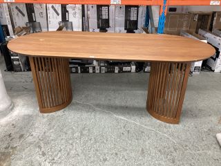 JOHN LEWIS TRESTLE SIX SEATER DINING TABLE, DARK OAK RRP £799