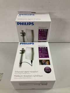 2 X PHILIPS ENHAN CED DIGITAL RECEPTION