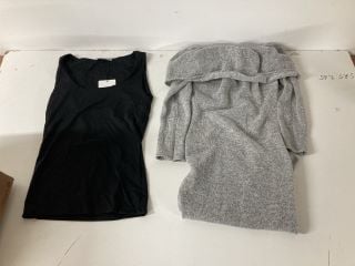 A BOX OF MEN'S AND WOMEN'S UNSEALED CLOTHING