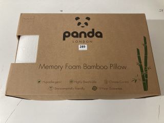 PANDA MEMORY FOAM BAMBOO PILLOW