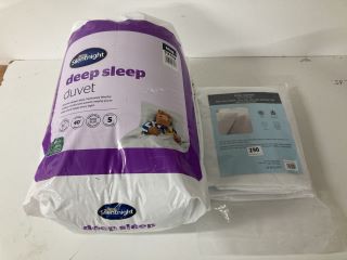 SILENTNIGHT DUVET AND A PILLOW PROTECTOR