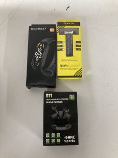 QTY OF ITEMS TO INC SMART BAND 7 FITNESS WATCHES