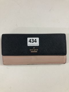 KATE SPADE PINK & BLACK WALLET (VAT ONLY PAYABLE ON BUYERS PREMIUM)