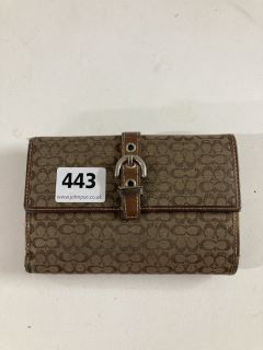 COACH BIFOLD WALLET (VAT ONLY PAYABLE ON BUYERS PREMIUM)