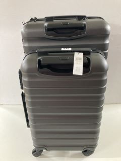 2 X HARDSHELL SUITCASES