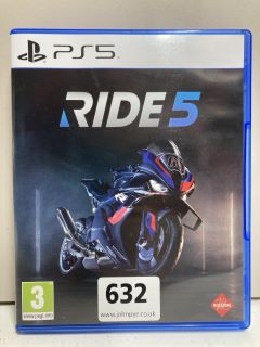 SONY PS5 GAME "RIDE"