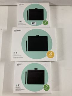 3 X WACOM INTUOS CREATIVE TABLETS