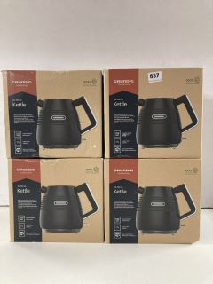 4 X GRUNDIG KETTLES