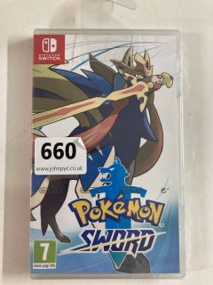 NINTENDO SWITCH POKÉMON SWORD GAME (SEALED)