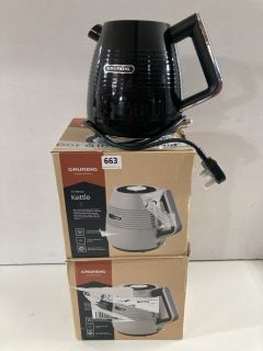 3 X GRUNDIG KETTLES