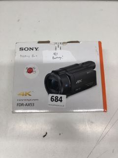 SONY DIGITAL CAMCORDER FDR-AX53 (NO BATTERY)