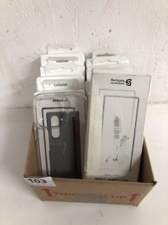 BOX OF SAMSUNG PHONE CASES