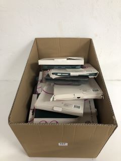 BOX OF ASSORTED ITEMS INC TABLET CASES