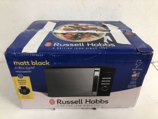 RUSSELL HOBBS MATT BLACK 20 LITRE DIGITAL MICROWAVE