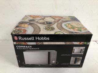 RUSSELL HOBBS COMPACT BLACK DIGITAL MICROWAVE