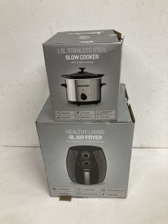 DAEWOO SLOW COOKER AND AIR FRYER